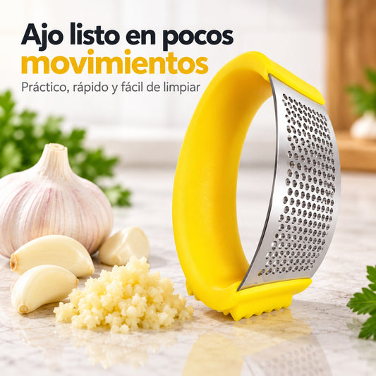 AjoPress – Tritura Ajo Rápidamente y con Menos Esfuerzo