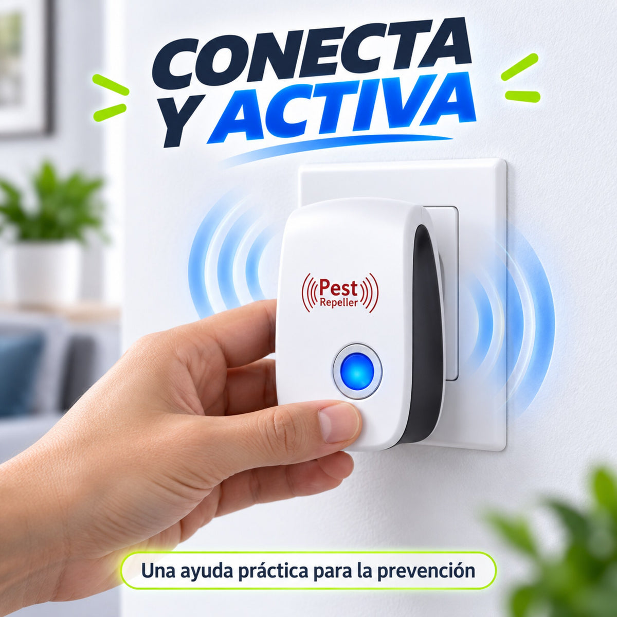 PestGuard – Apoyo ultrasónico para proteger tus espacios