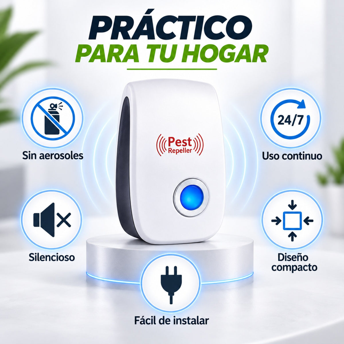 PestGuard – Apoyo ultrasónico para proteger tus espacios