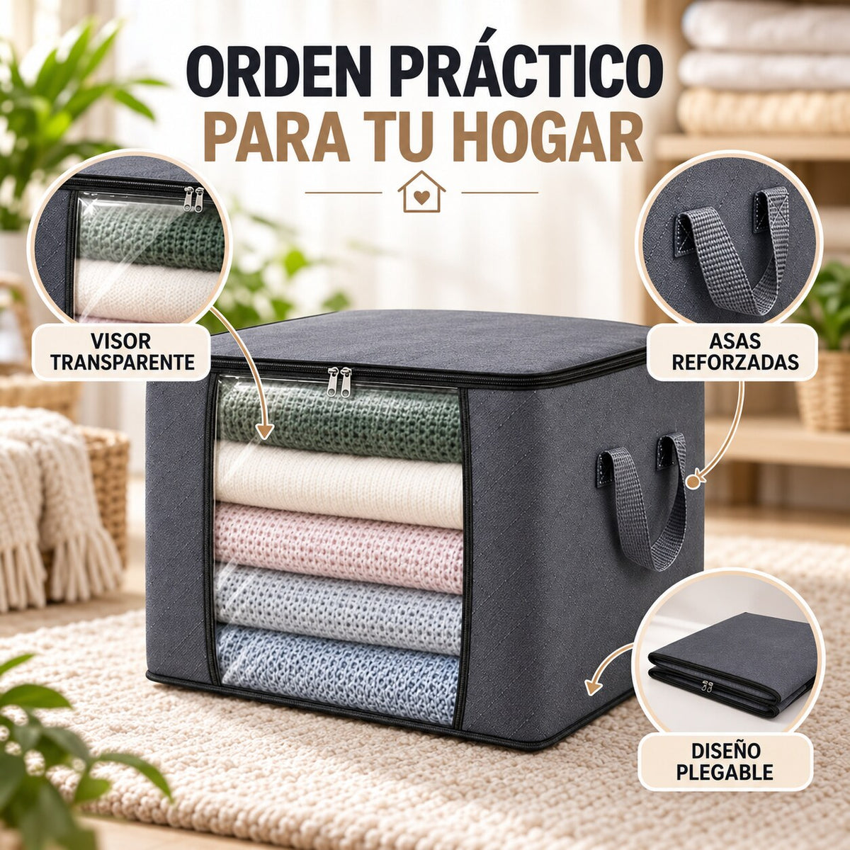 MaxiOrden Pack x3 — Orden visible y más espacio en tu clóset