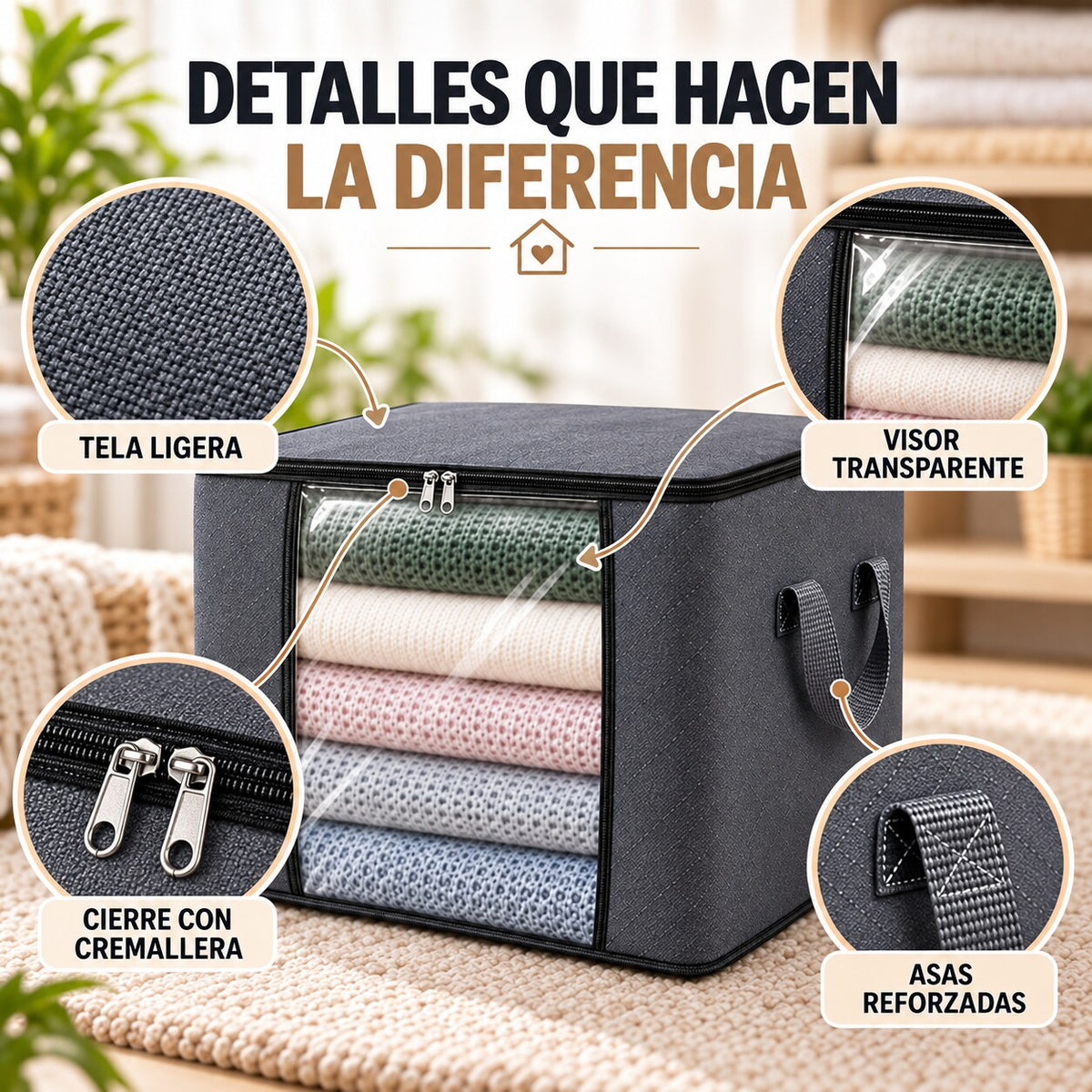 MaxiOrden Pack x3 — Orden visible y más espacio en tu clóset