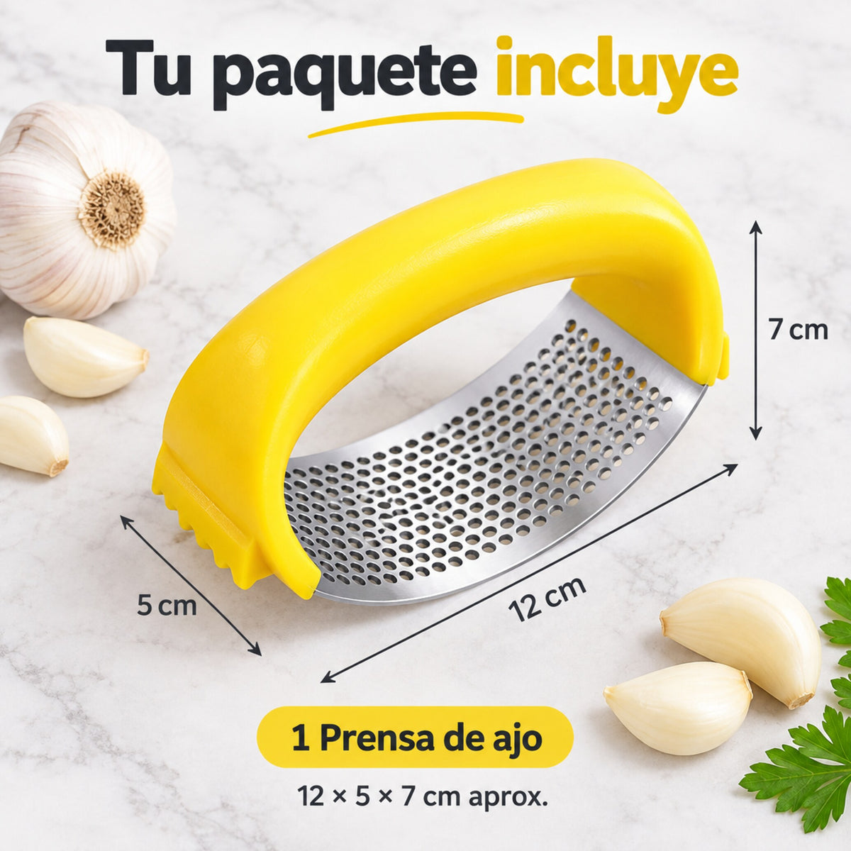 AjoPress – Tritura Ajo Rápidamente y con Menos Esfuerzo