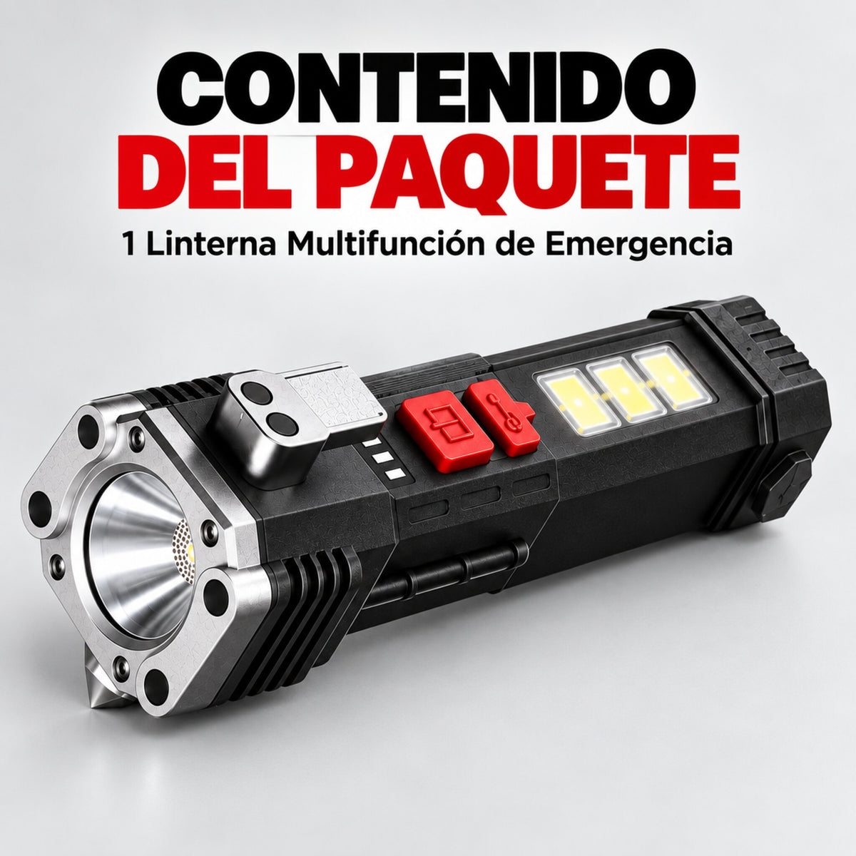 Linterna Multifunción de Emergencia – Luz portátil donde la necesites
