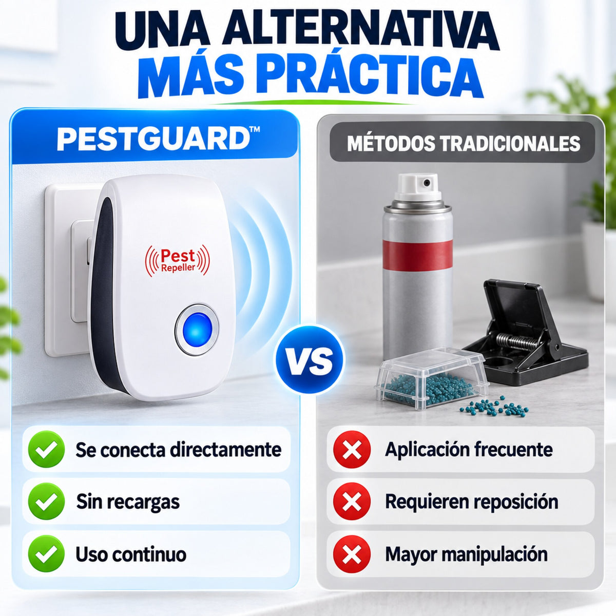 PestGuard – Apoyo ultrasónico para proteger tus espacios