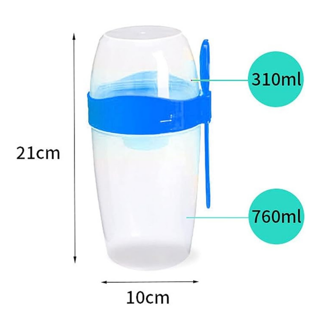 Contenedores De Alimentos + Tenedor