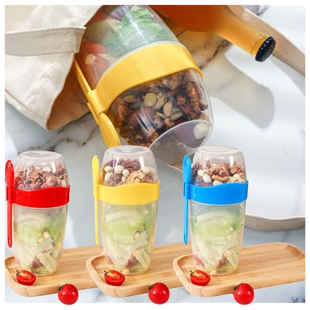 Contenedores De Alimentos + Tenedor