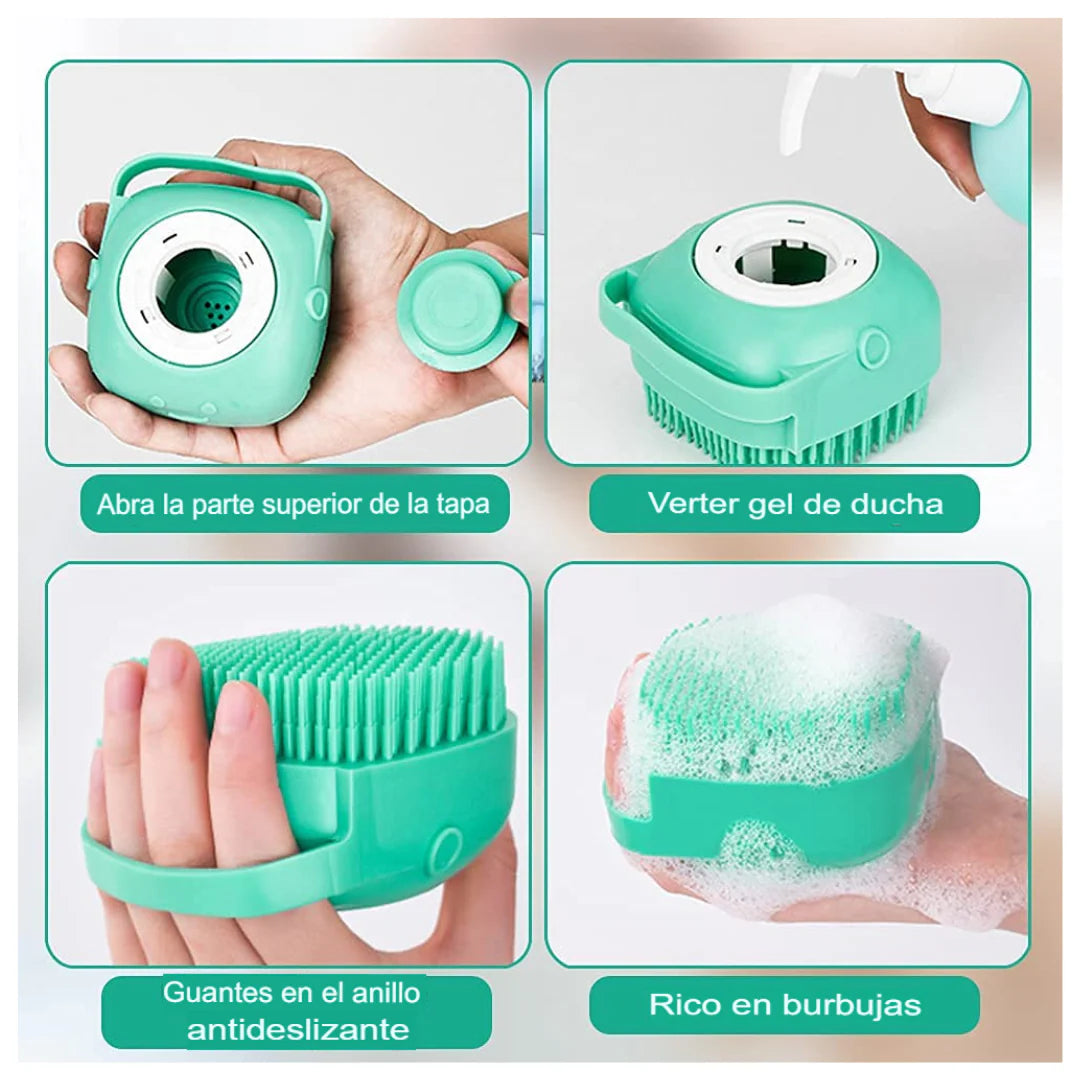 CEPILLO SILICONA DE DUCHA