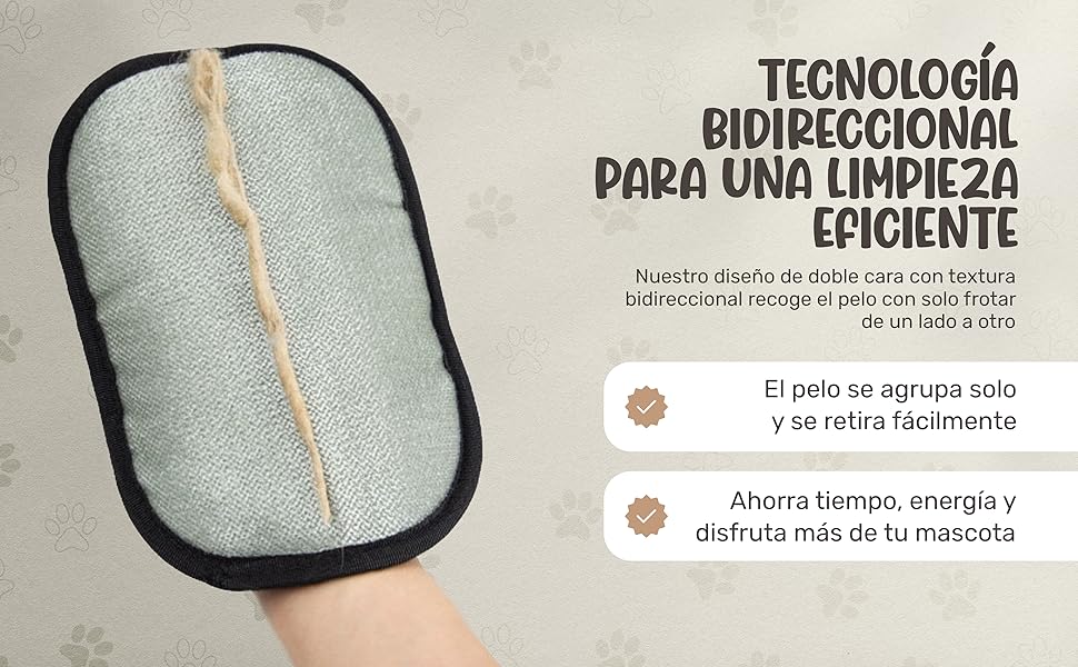 GlovePet Pro - Adiós al pelo de mascota en cualquier superficie