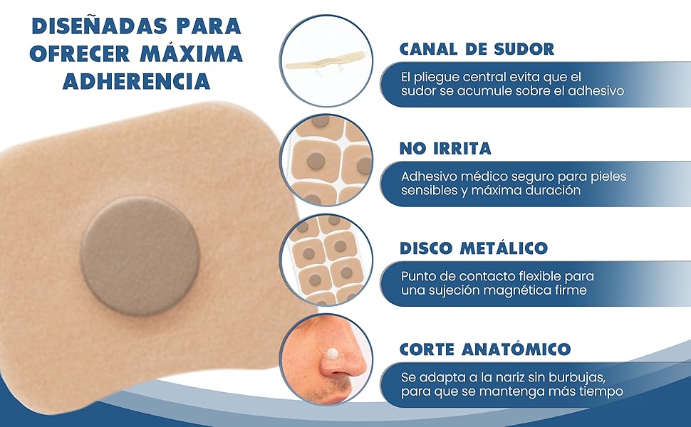 Parche Magnético Para Respirar Y Dormir - 15 uds