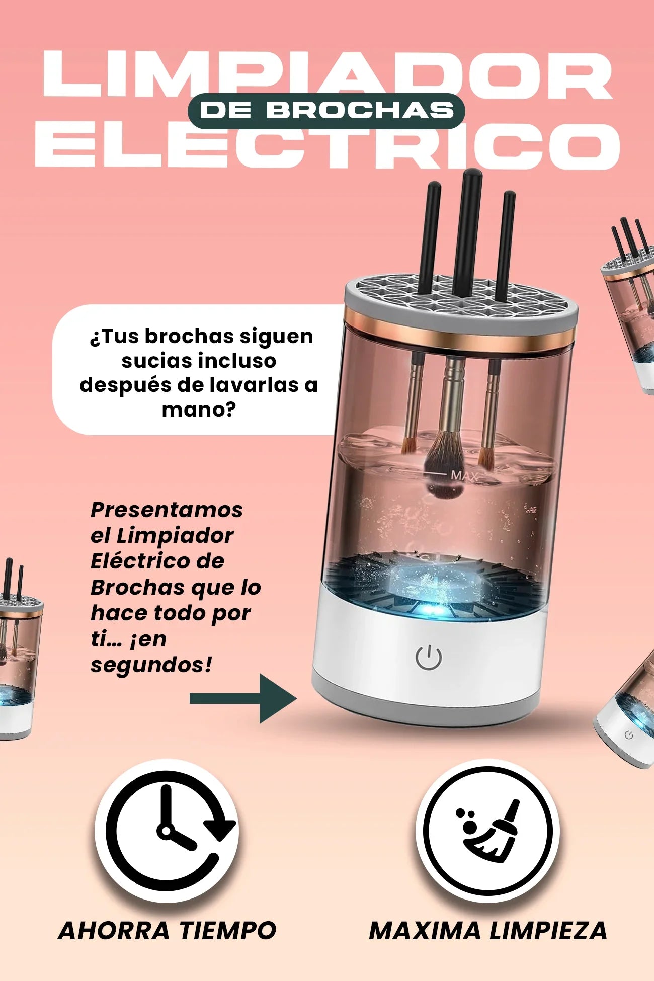 Limpiador de Brochas Eléctrico USB