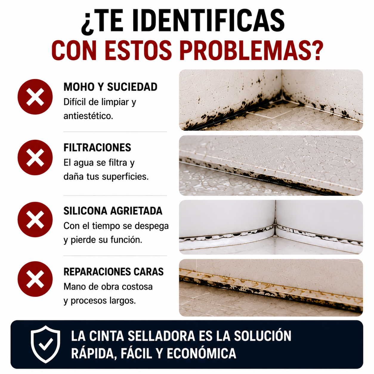AquaGuard Tape - Sella filtraciones sin herramientas