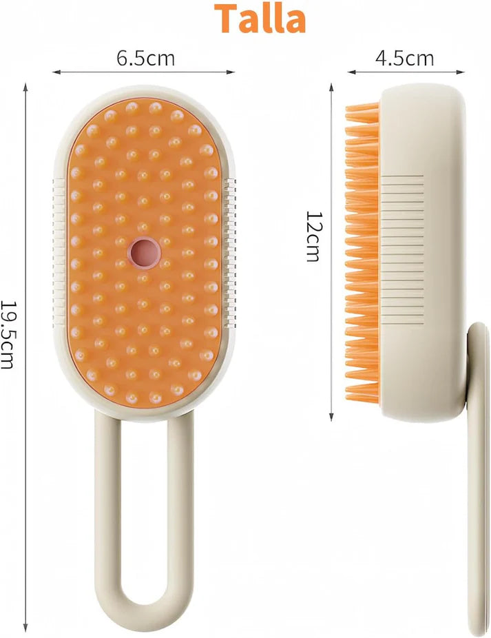 Cepillo a Vapor para Mascota con mango