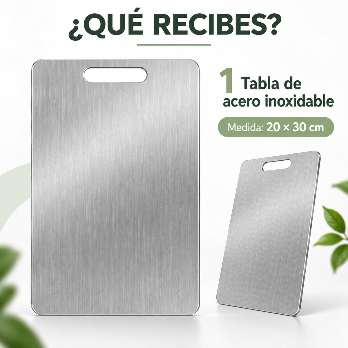 Tabla InoxCut – Más higiene y practicidad al preparar tus alimentos