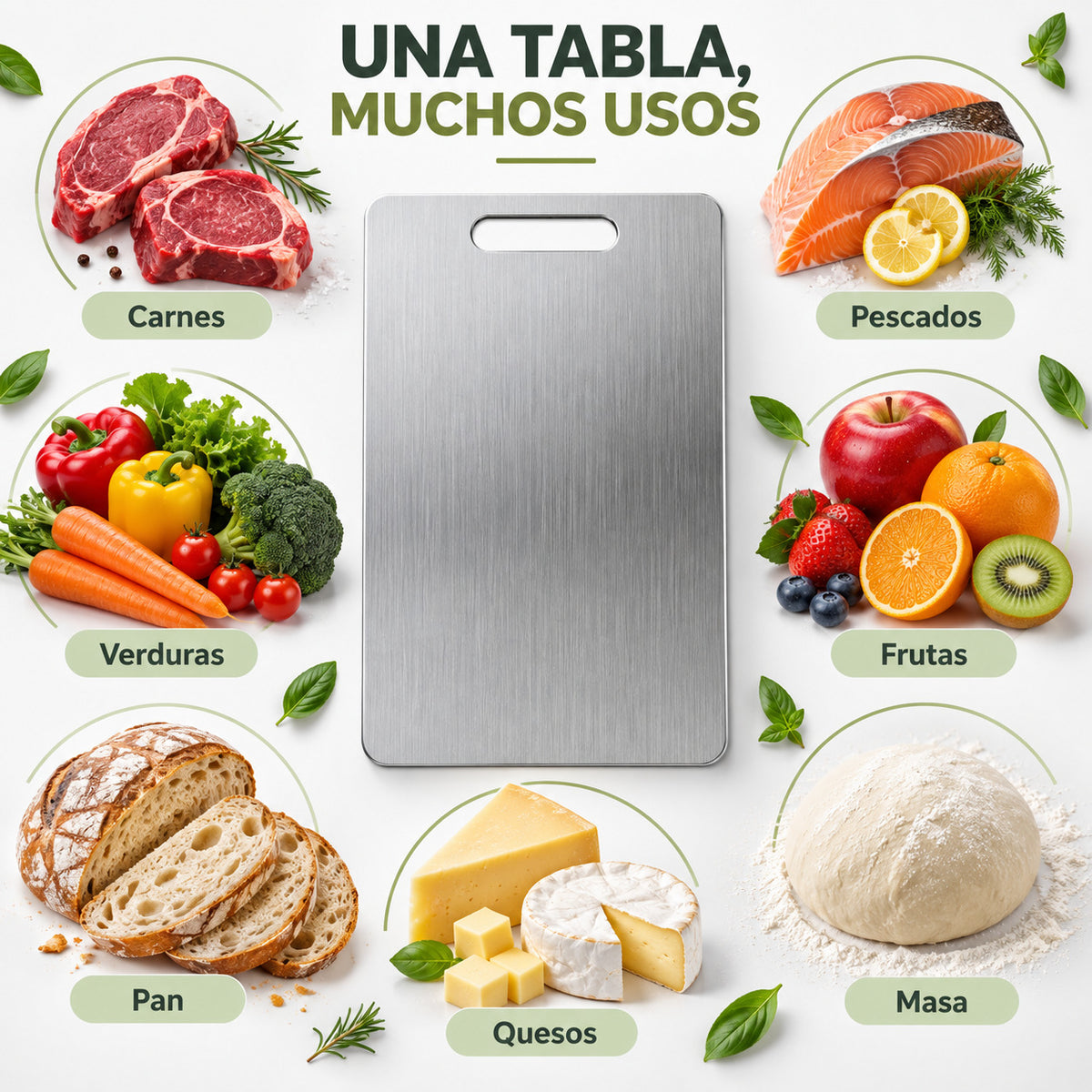 Tabla InoxCut – Más higiene y practicidad al preparar tus alimentos