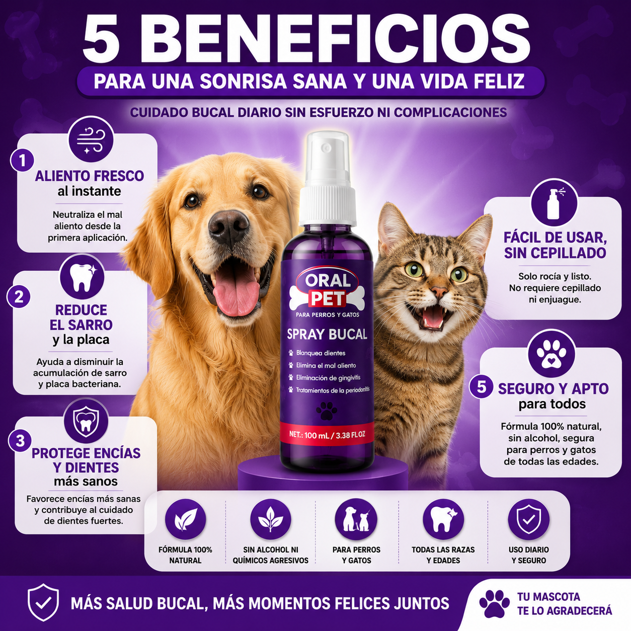 OralFresh Pet - Aliento fresco para tu mascota