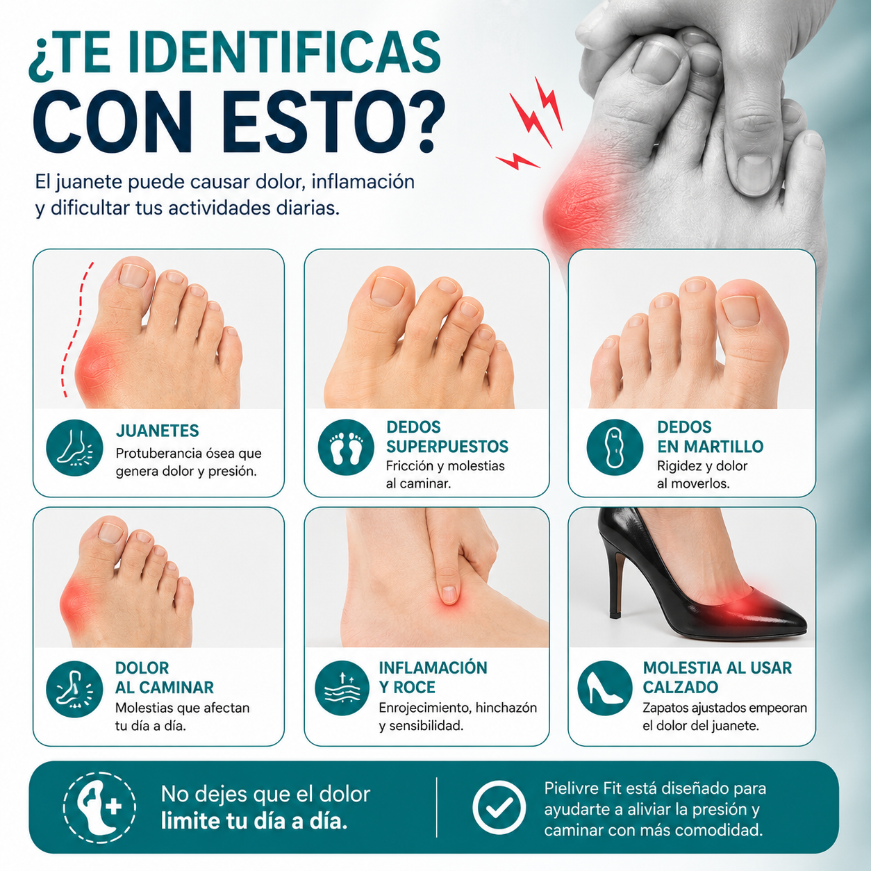 Pielivre Fit — Vuelve a caminar sin dolor
