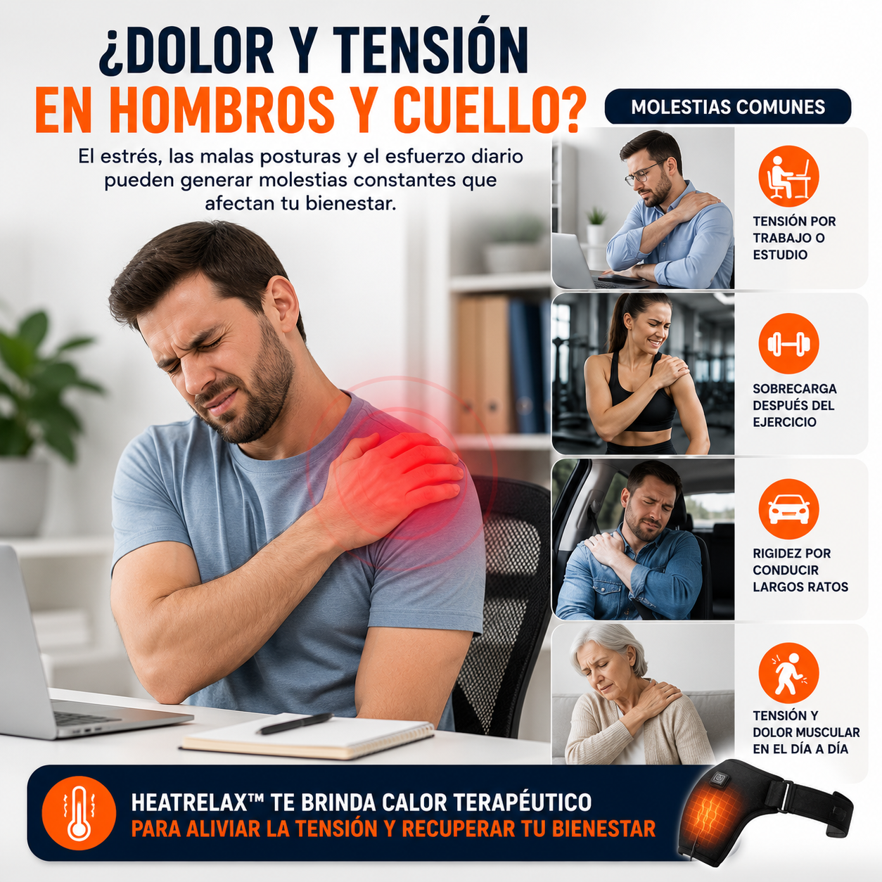 HeatRelax – Calor reconfortante para tus hombros