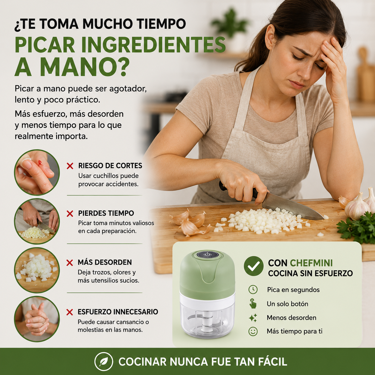 ChefMini - Pica ingredientes en segundos
