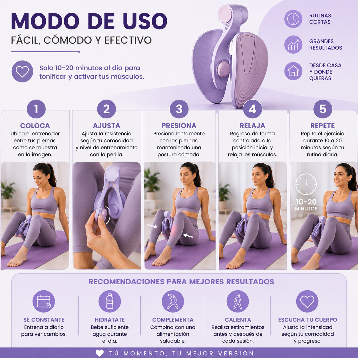 TonaFit — Activa tus glúteos y muslos sin salir de casa