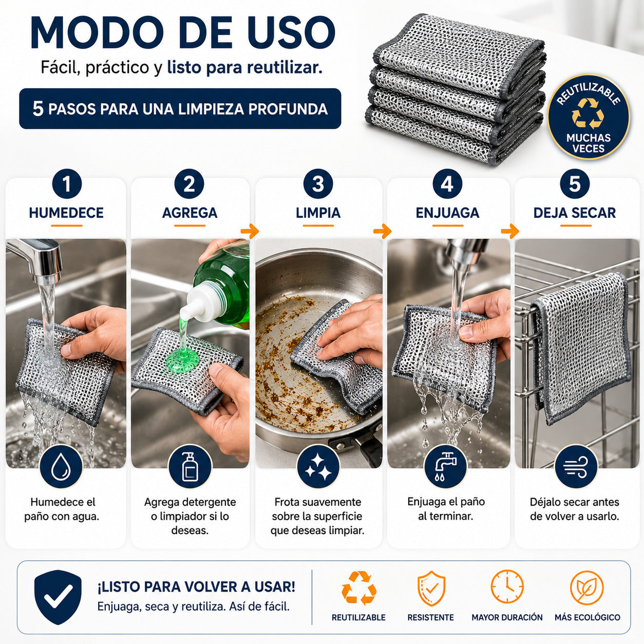 CleanMesh - Limpieza profunda y duradera