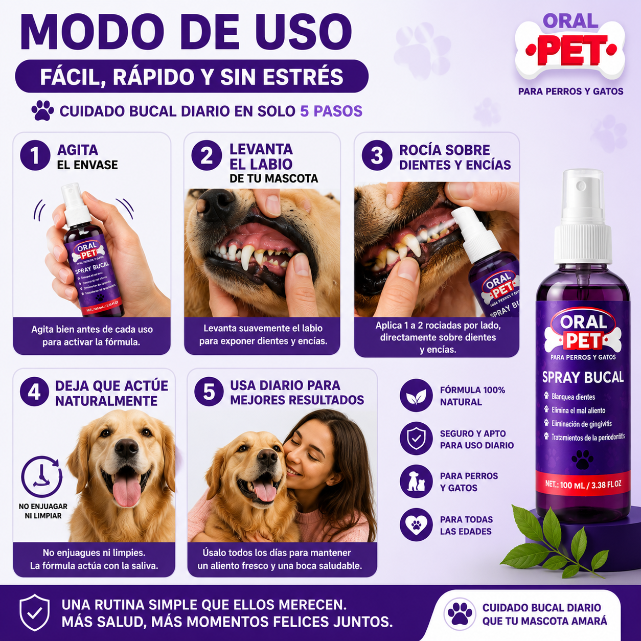 OralFresh Pet - Aliento fresco para tu mascota