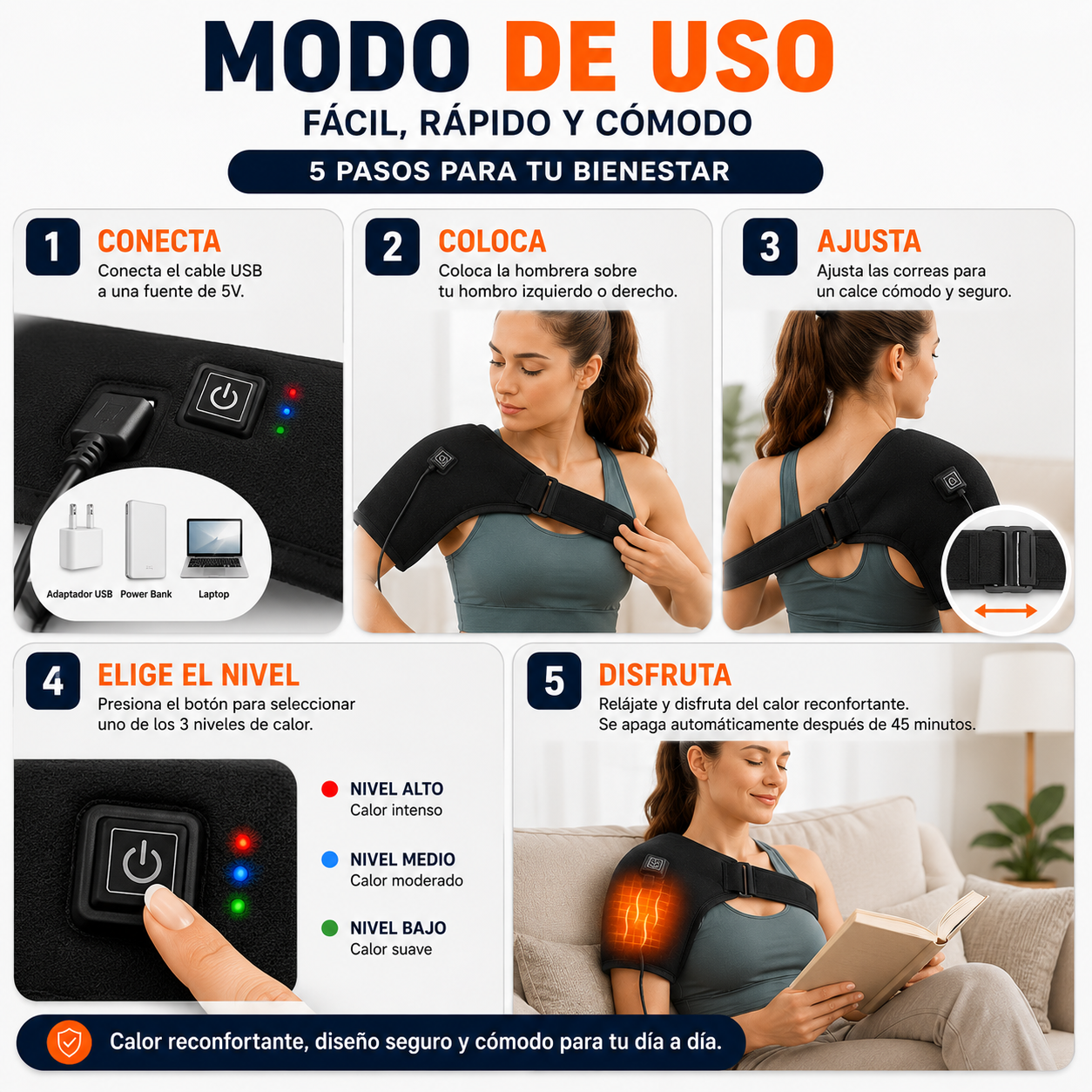 HeatRelax – Calor reconfortante para tus hombros
