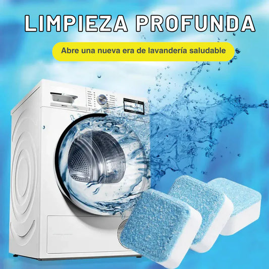 Pack 24 Pastillas de Limpieza Lavadoras - Simple, Rápido y Efectivo💧