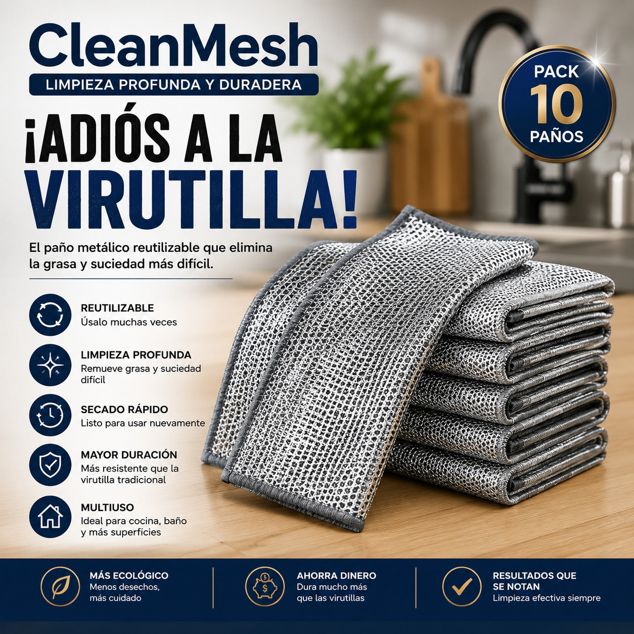 CleanMesh - Limpieza profunda y duradera