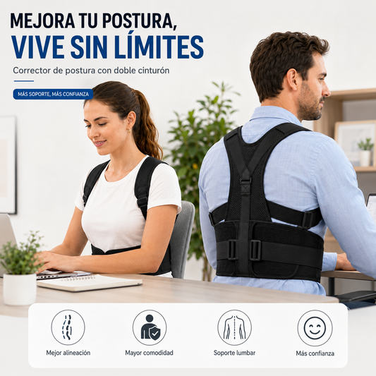AlineaFit - Soporte diario, espalda cómoda