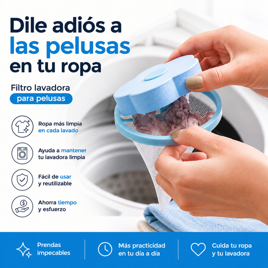 FiltraMax - Ropa limpia, lavadora protegida