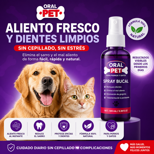 OralFresh Pet - Aliento fresco para tu mascota