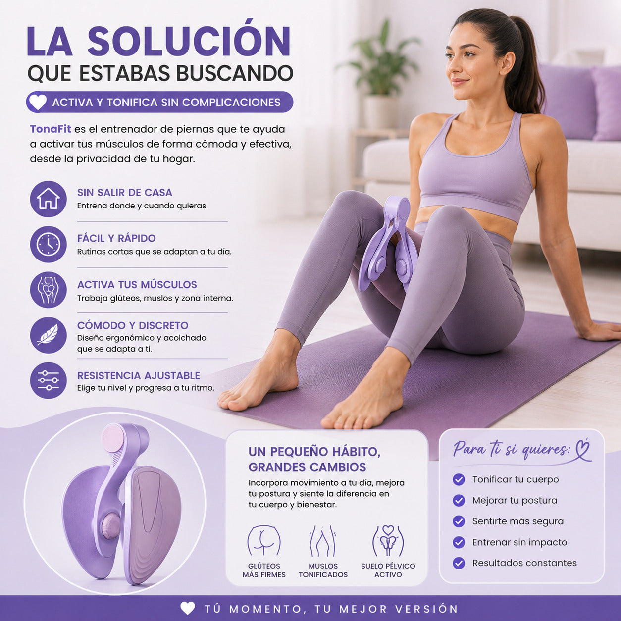 TonaFit — Activa tus glúteos y muslos sin salir de casa