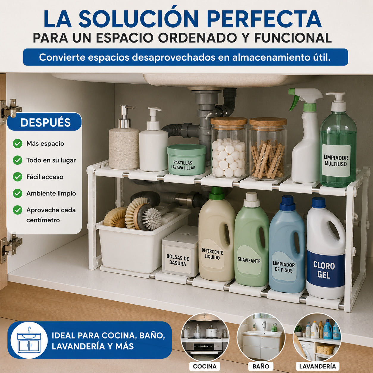 🏠 SpaceRack Pro – Duplica tu espacio, organiza tu hogar