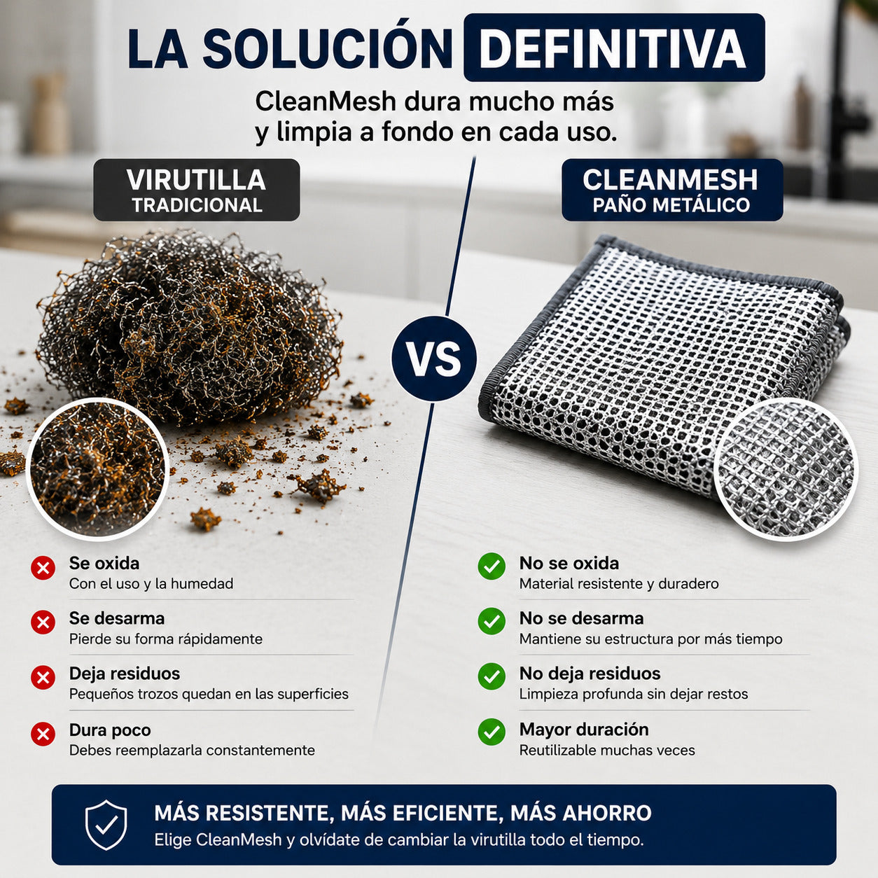 CleanMesh - Limpieza profunda y duradera