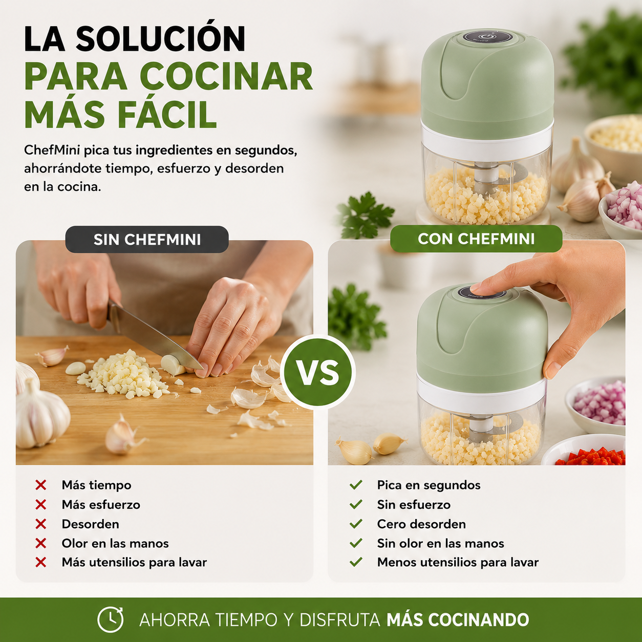 ChefMini - Pica ingredientes en segundos